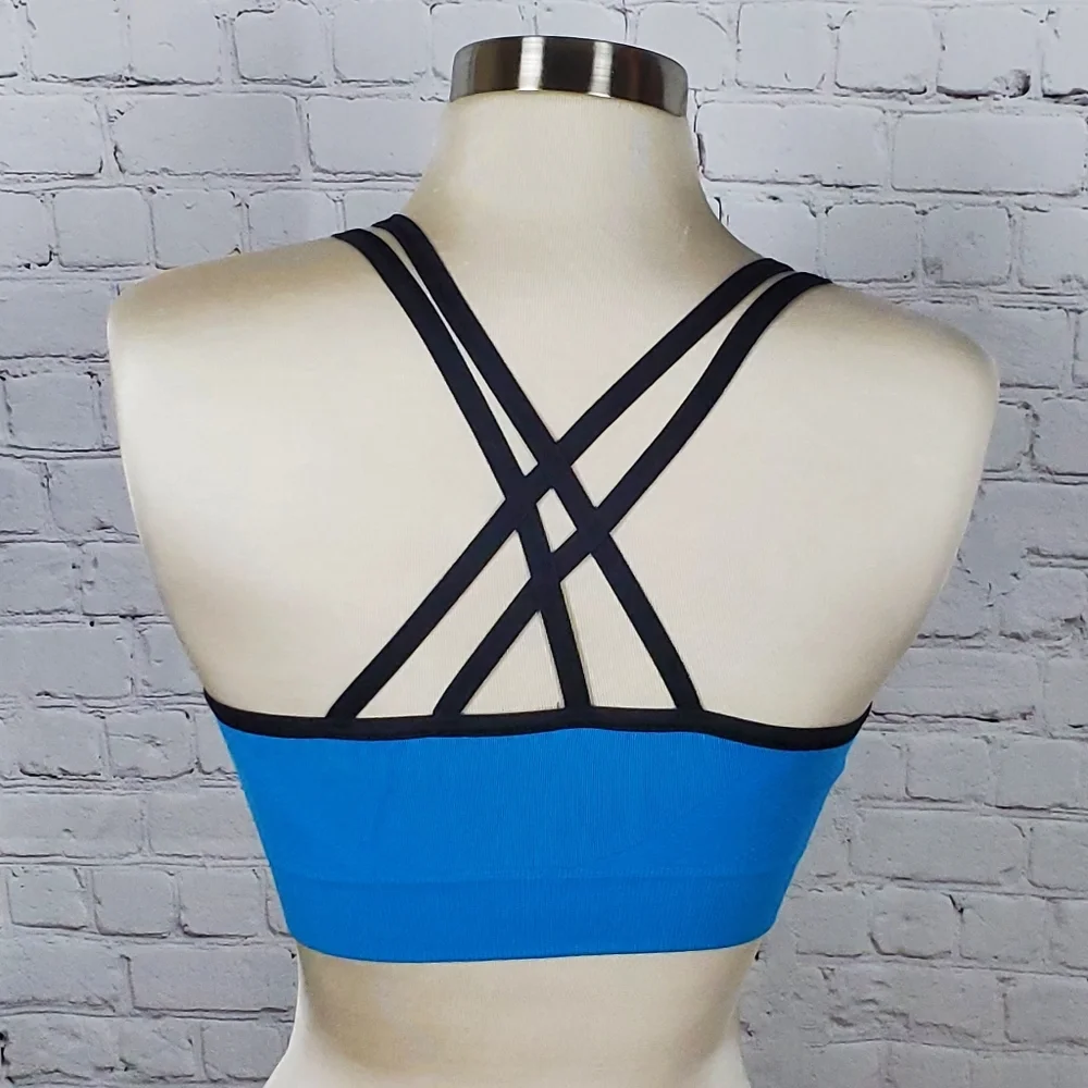 🌺C9 by Champion Strappy Racerback Blue Sports Bra